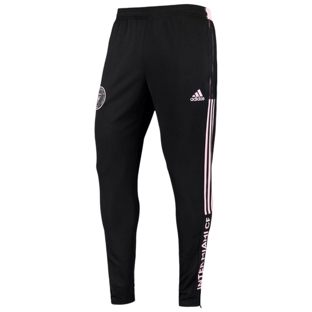 Inter Miami CF Mens Adidas Tapered Sweatpants / Black